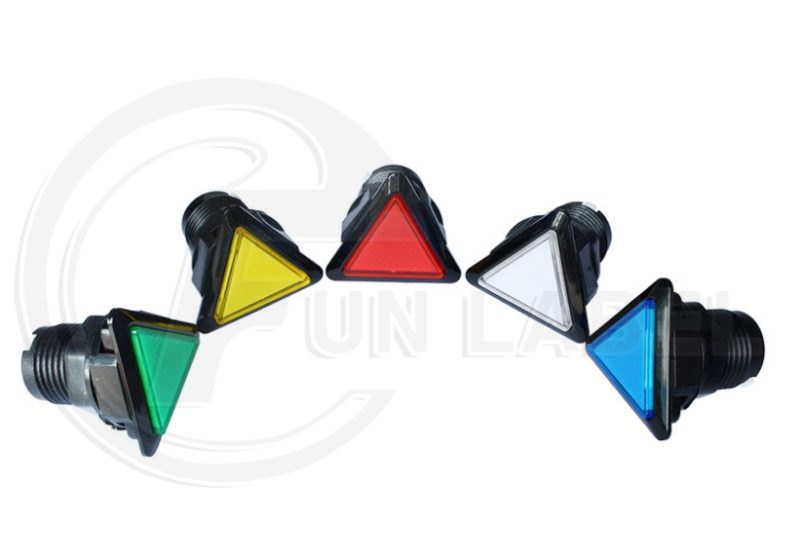 Triangle push button with micro swith | FunLabel-Amusement Machine Games
